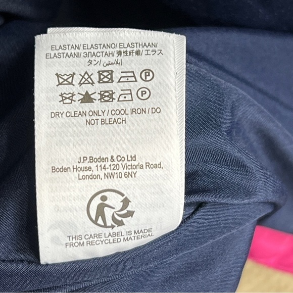 Boden Pink Thompson Long Puffer Coat Jacket - Picture 11 of 11